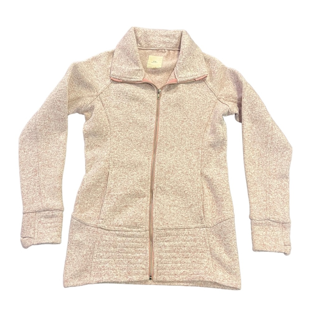 Thread & Supply Pink Blush Fitted Zip Up Jacket | Women's XS